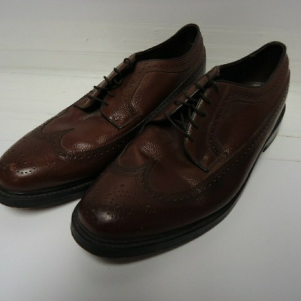 Mens Florsheim Brown Leather Shoes Size 11